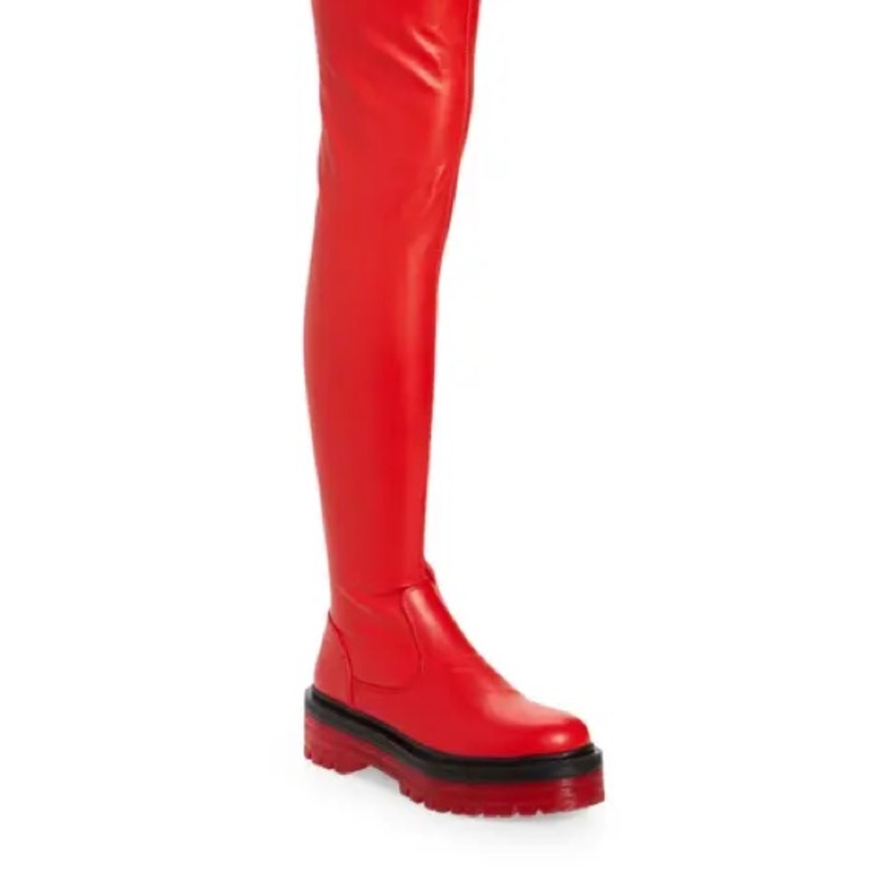 Surg Thigh High Platform Boot